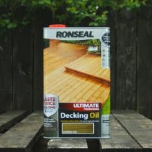Picture of Ronseal Natural Oak Ultimate Protection Decking Oil 5 Litres